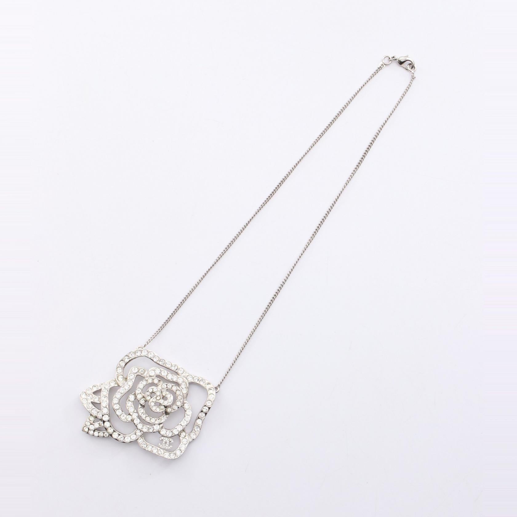 Chanel Camellia Coco Mark Necklace