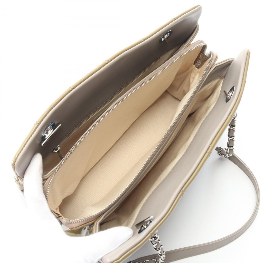 Chanel Matelasse Patent Leather Tote Bag