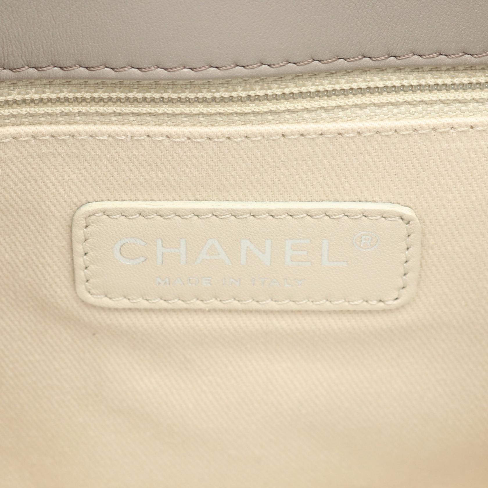 Chanel Matelasse Patent Leather Tote Bag
