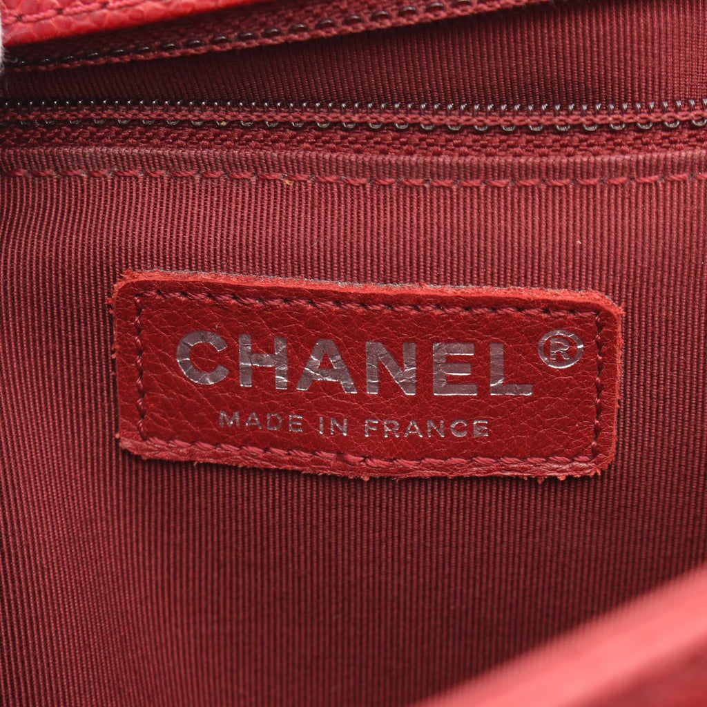 Chanel Boy Chanel Chevron Caviar Skin Shoulder Bag