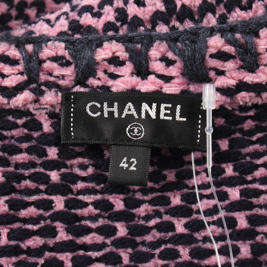 Chanel Coco Mark Button Cashmere Cotton igan
