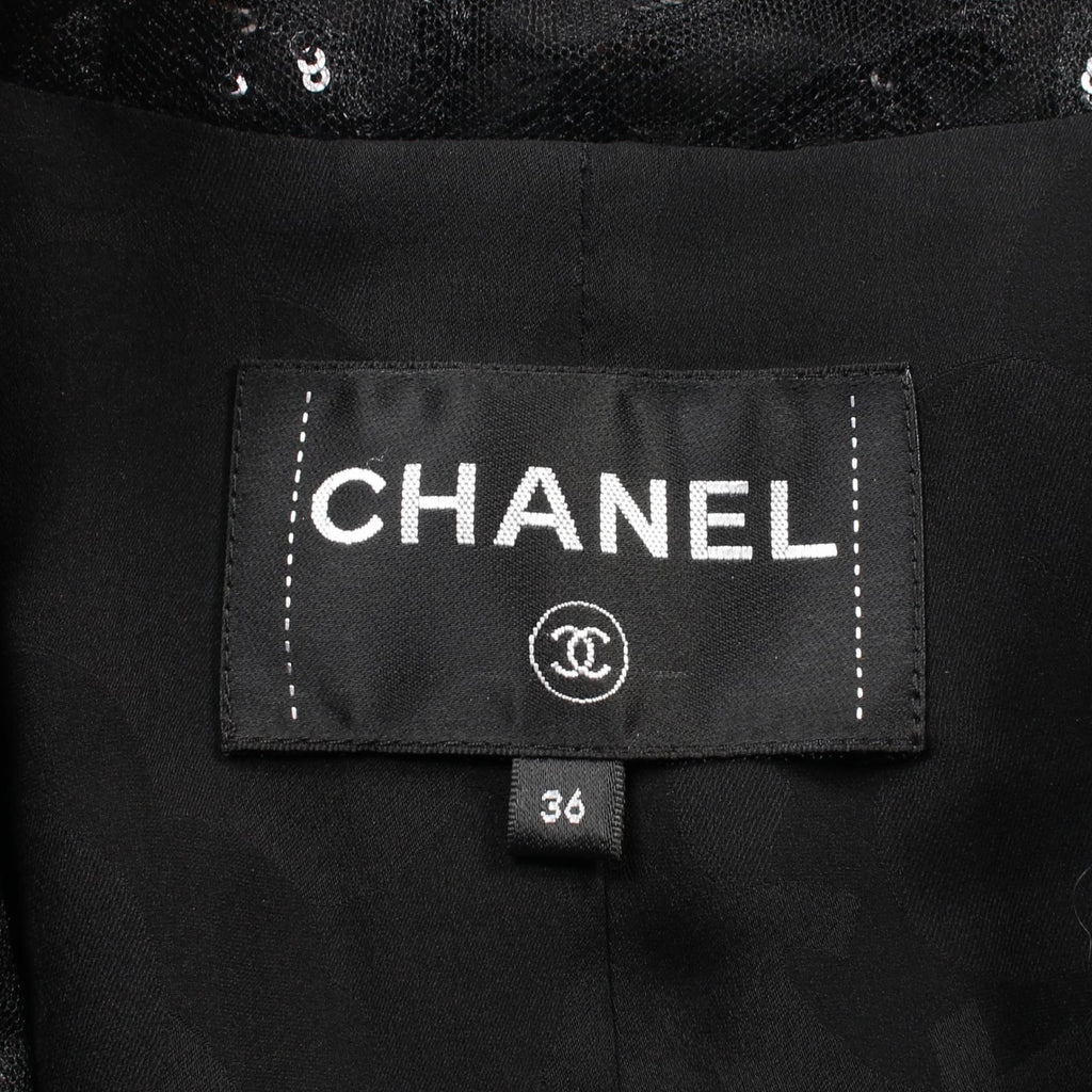 Chanel Coco Mark Eyelet Cotton/Polyester Outerwear