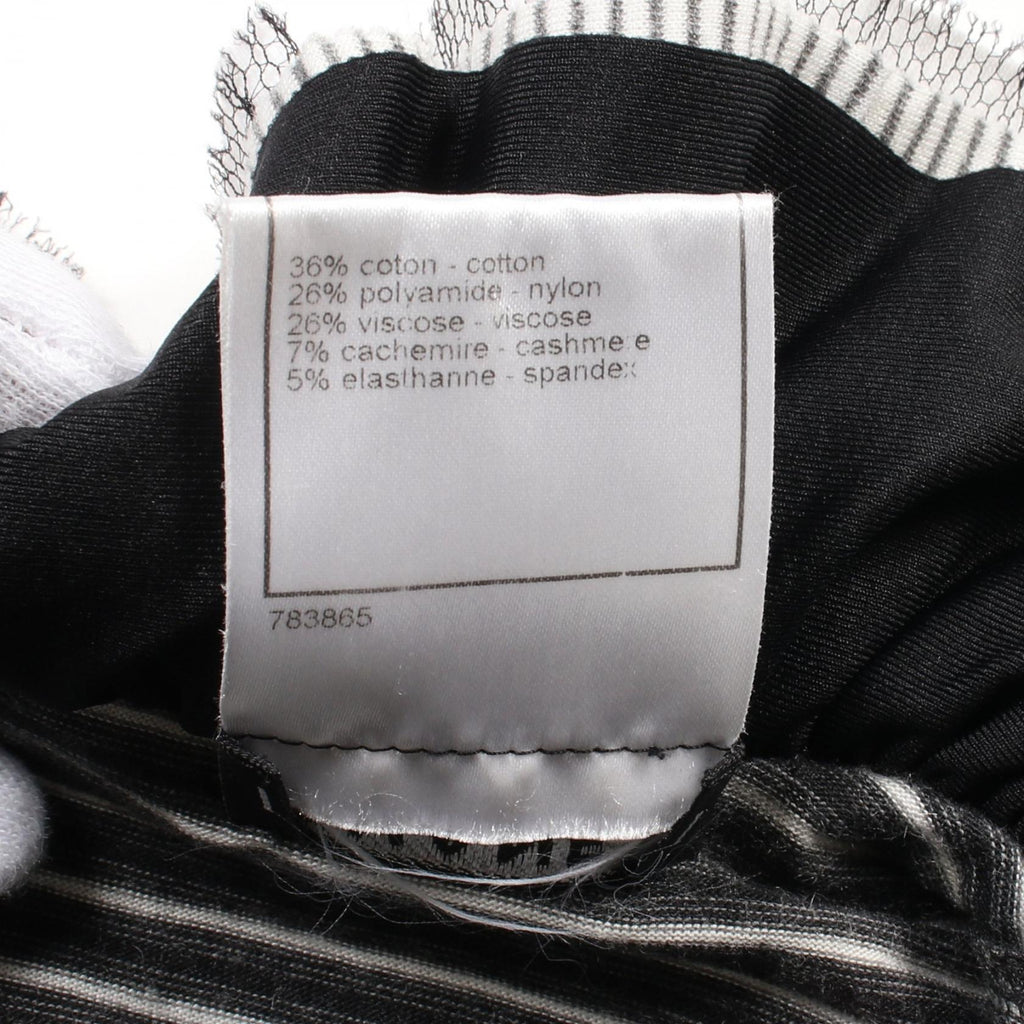 Chanel Cutsew Cotton Nylon Top