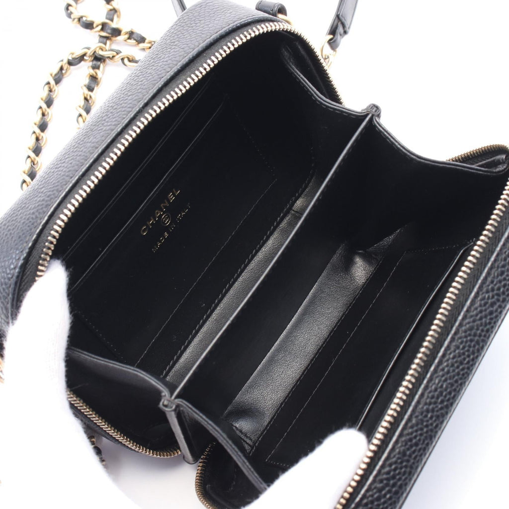 Chanel CC Filigree Caviar Shoulder Bag