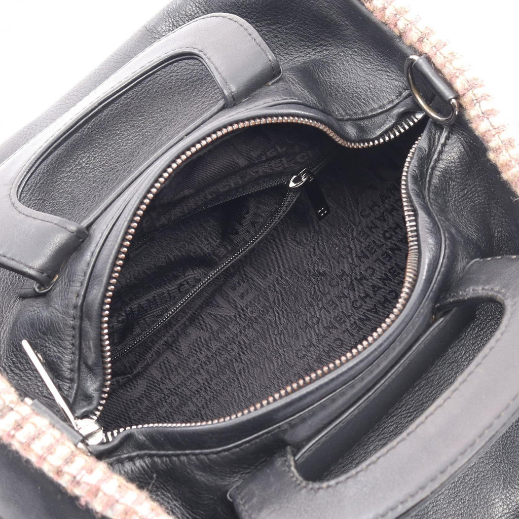 Chanel Leather Fabric Handbag