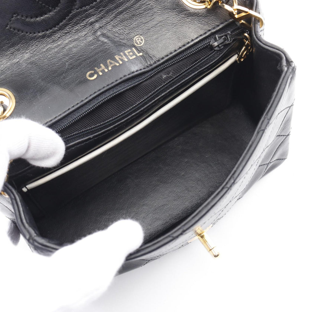 Chanel Mini Matelassé Lambskin Shoulder Bag