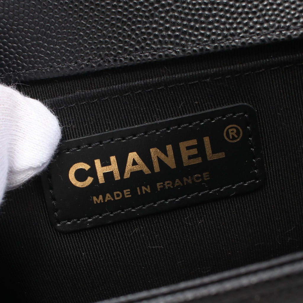 Chanel Boy Chanel Caviar Shoulder Bag