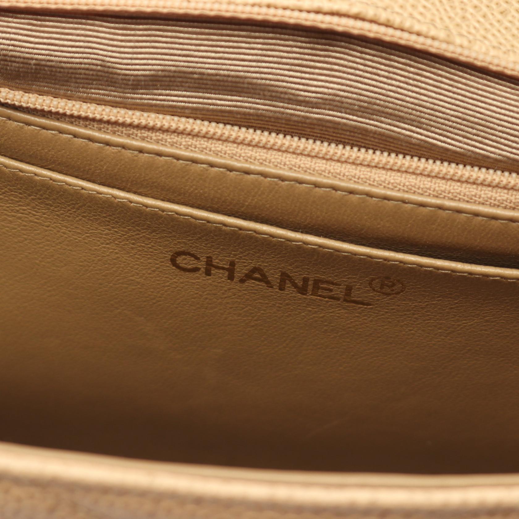 Chanel V-stitch Calfskin Shoulder Bag