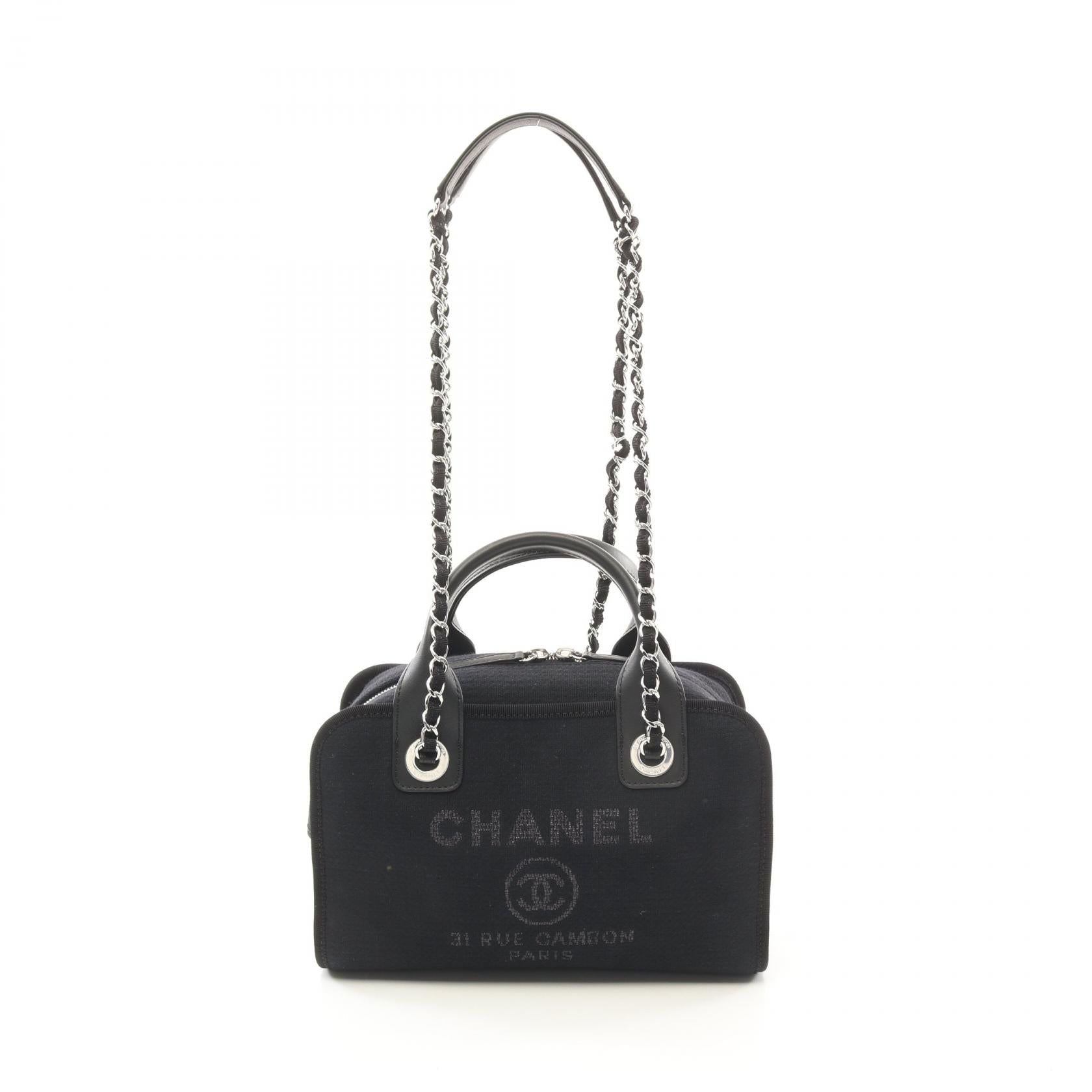 Chanel Deauville Canvas 2way Bag