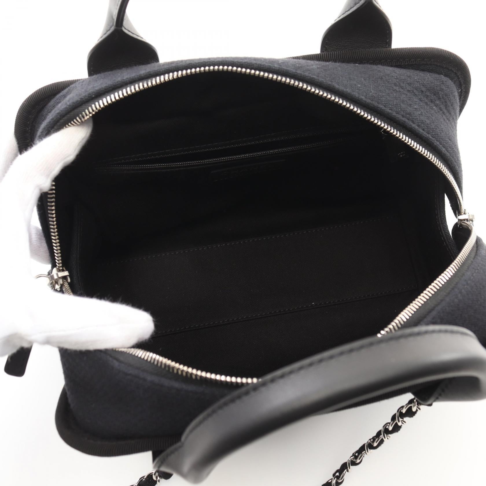 Chanel Deauville Canvas 2way Bag