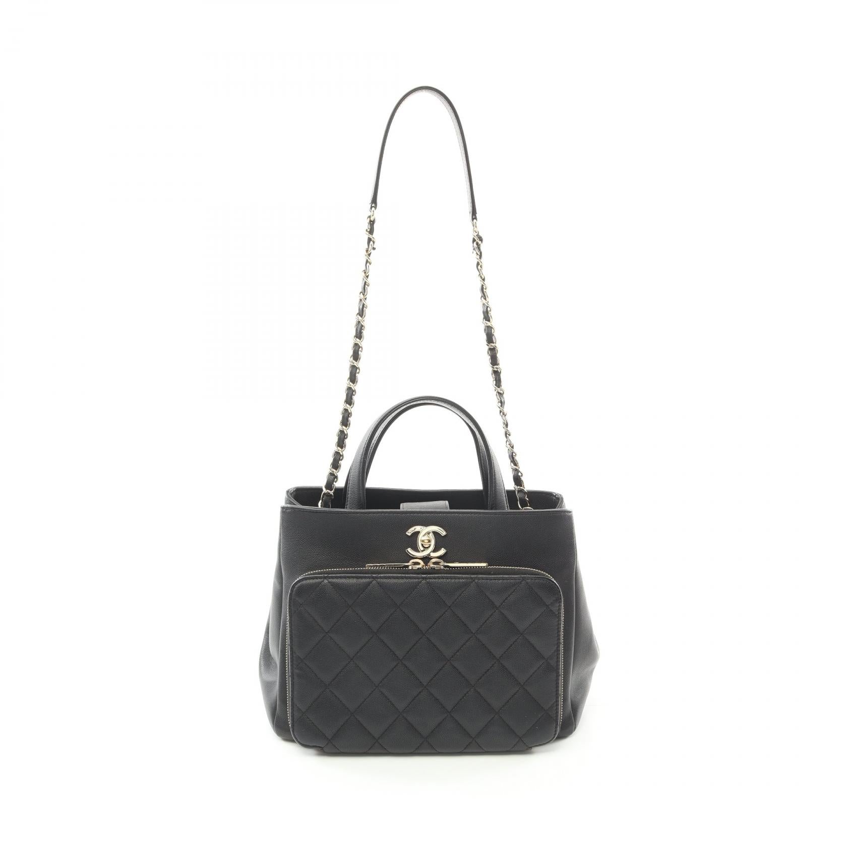Chanel Business Affinity Caviar Shoulder Bag