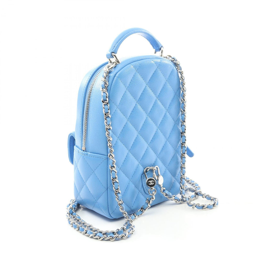 Chanel Matelassé Grained Calfskin Backpack