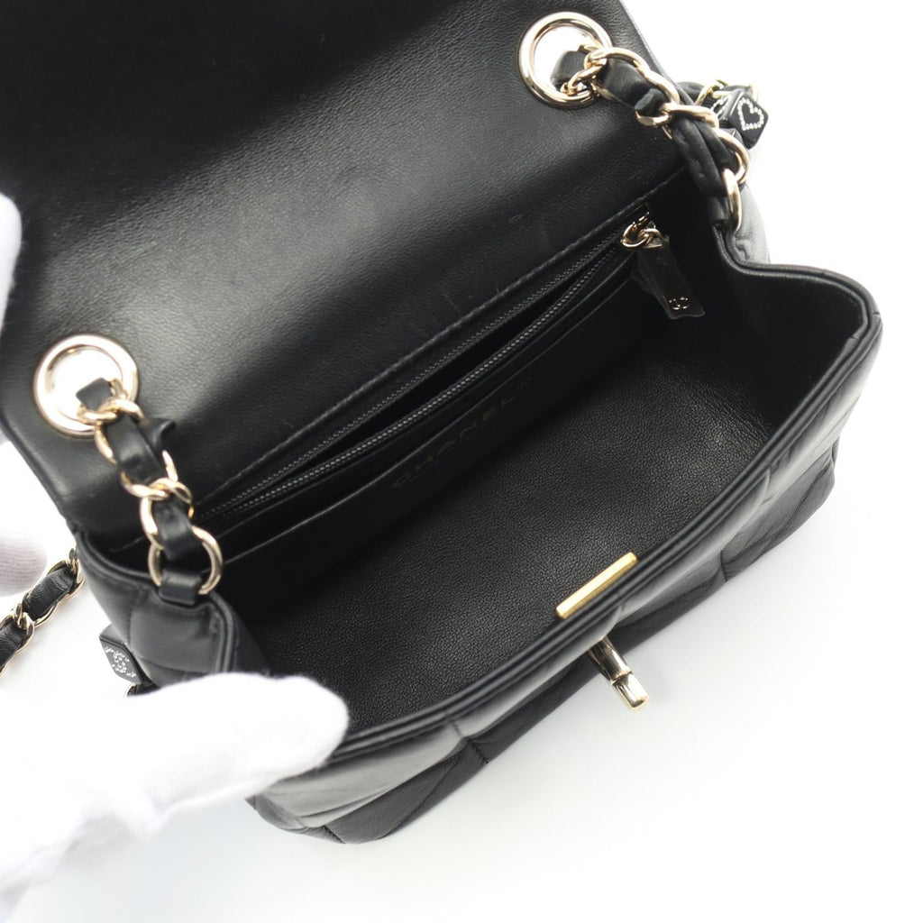 Chanel Choco Bar Lambskin Shoulder Bag