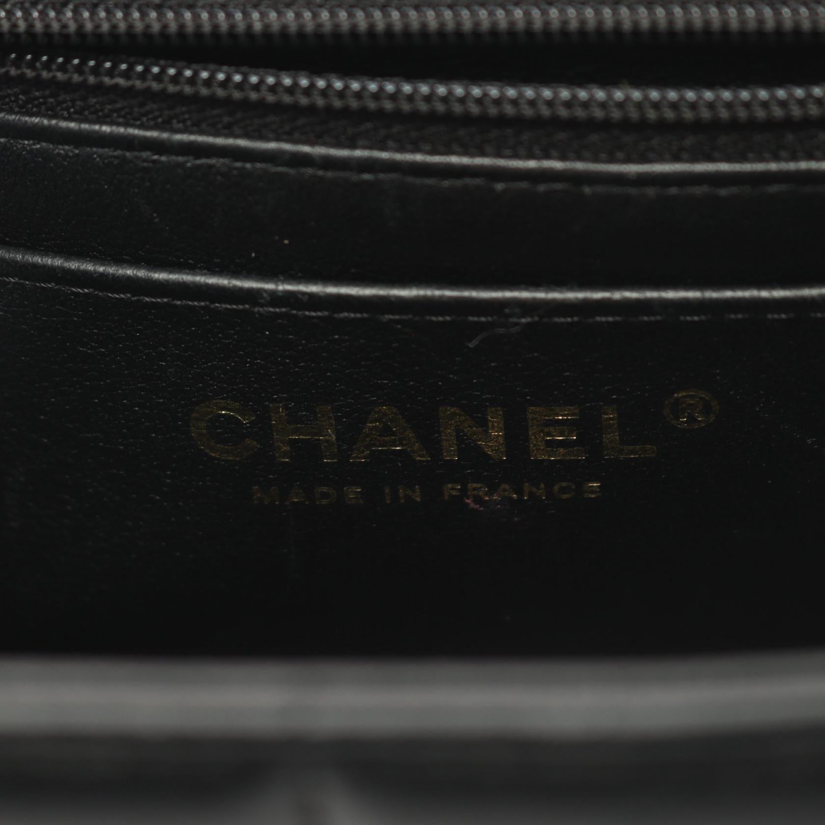 Chanel Choco Bar Lambskin Shoulder Bag