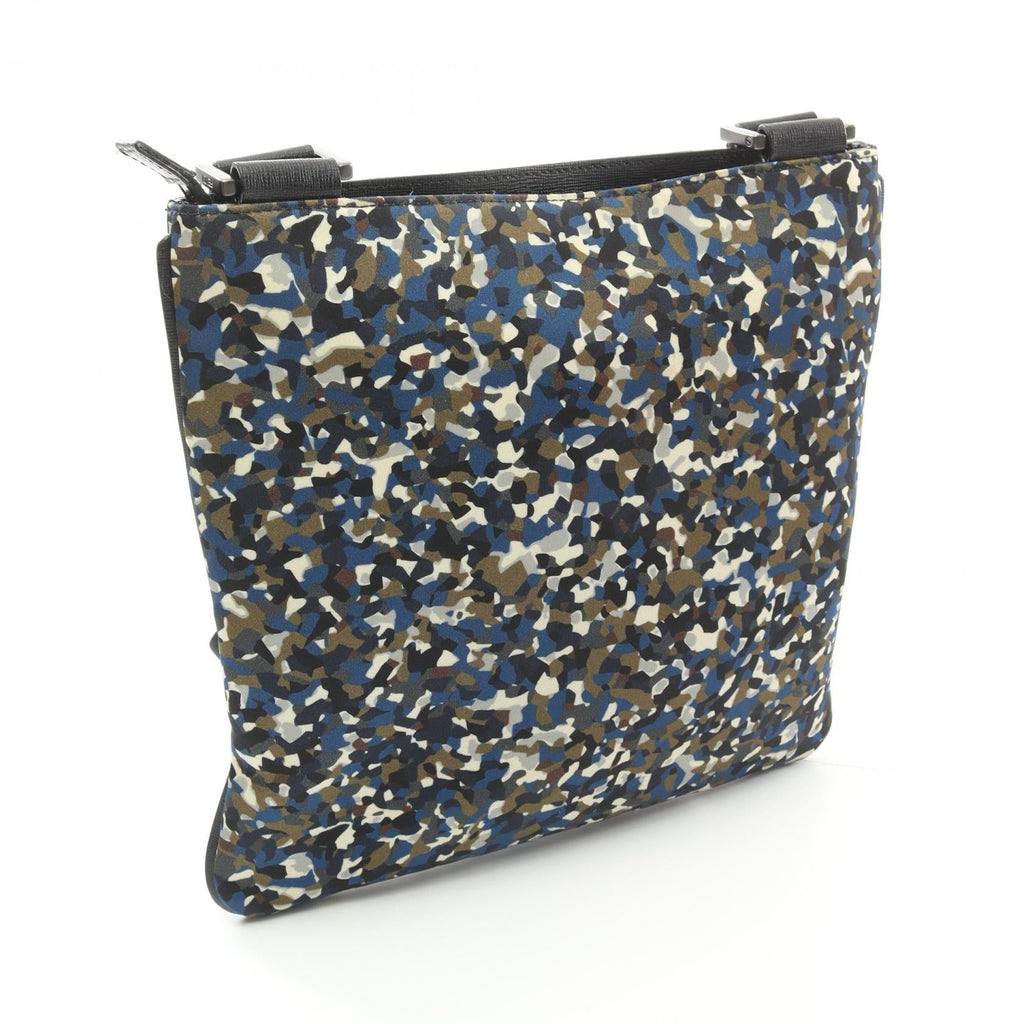 Fendi Nylon Leather Shoulder Bag