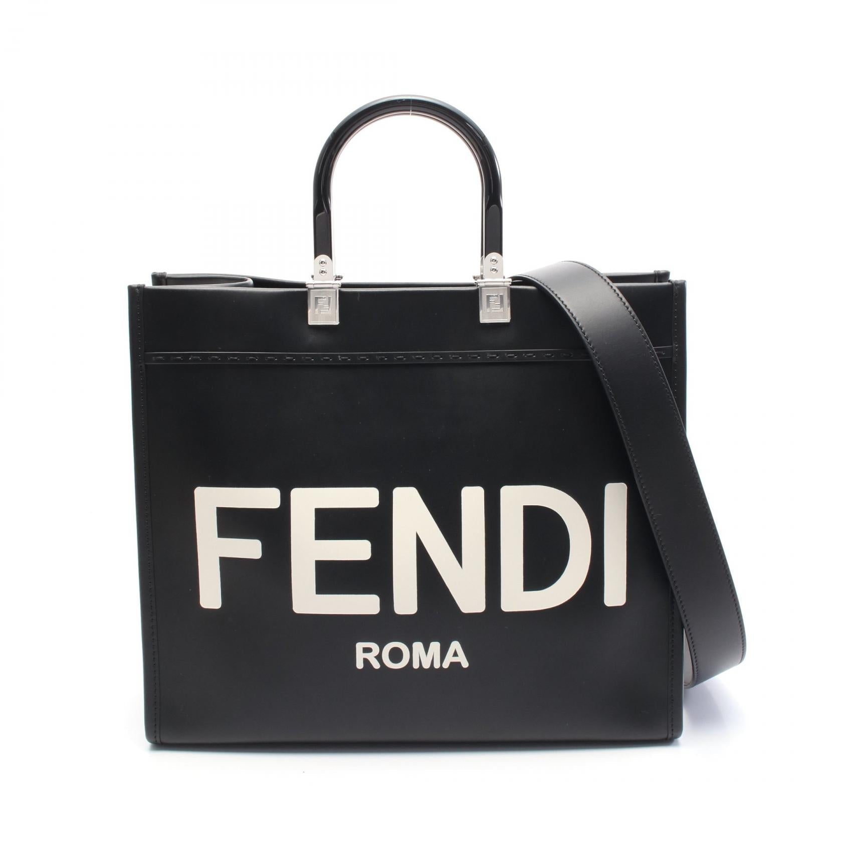Fendi SUNSHINE MEDIUM Leather Tote Bag