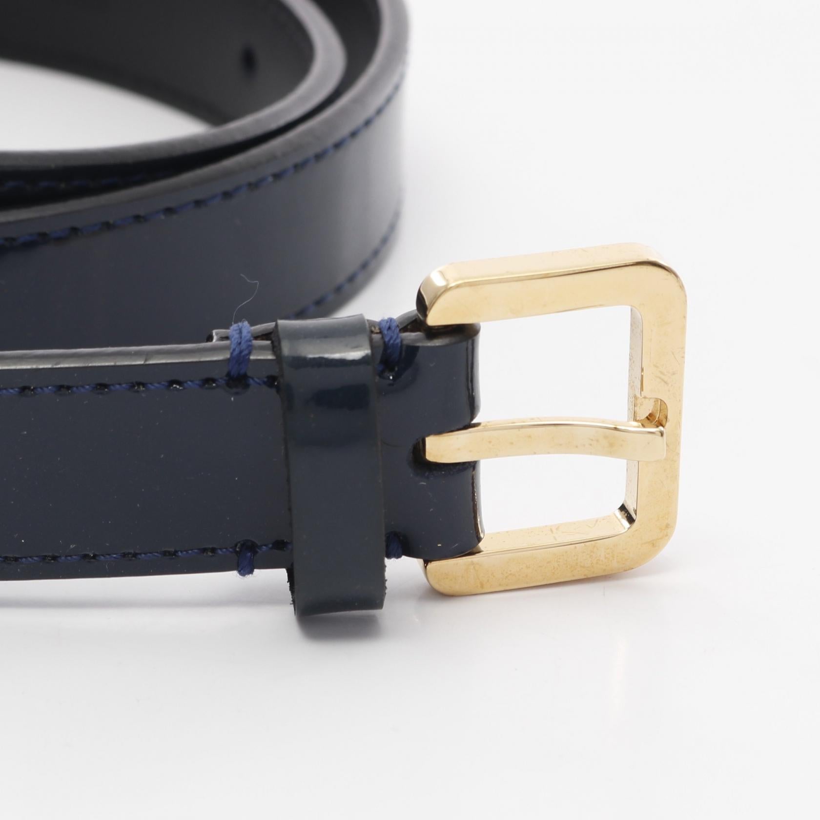 Louis Vuitton Patent Leather Belt