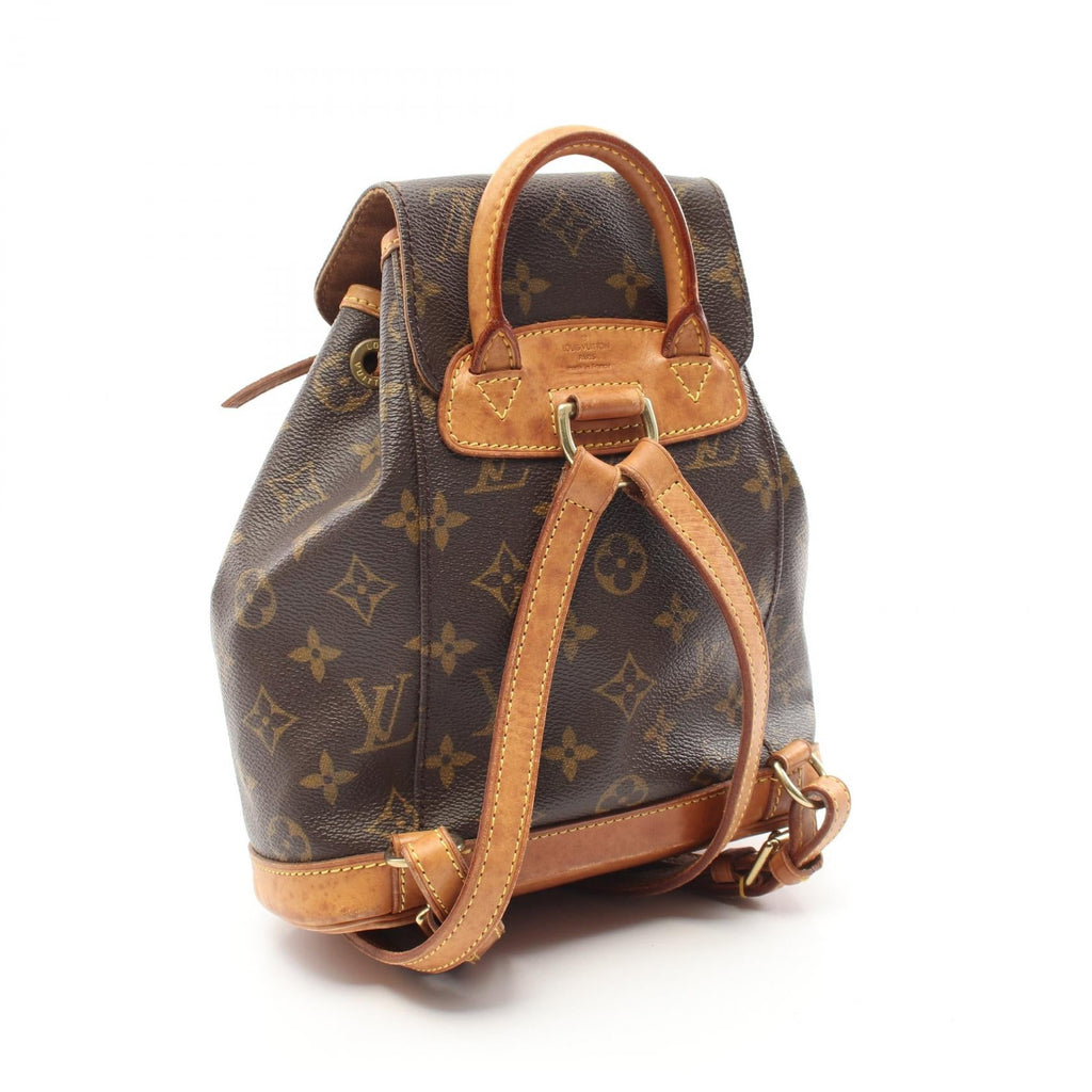 Louis Vuitton Mini Montsouris Monogram Coated Canvas Backpack