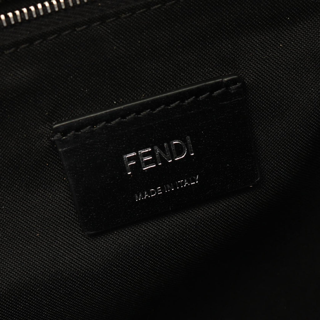 Fendi Vocabulary BLUE Nylon Leather Backpack