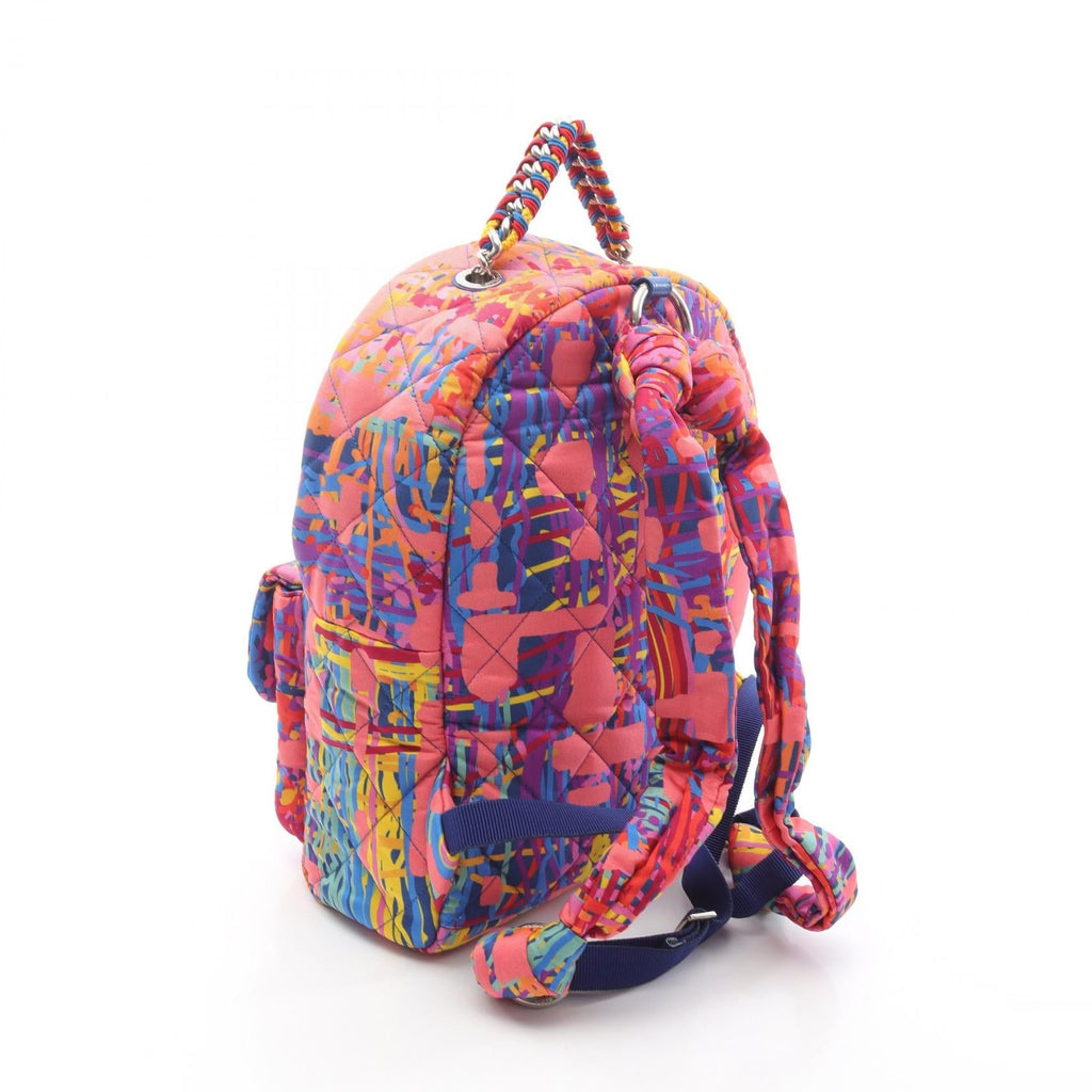 Chanel A57104 Nylon Leather Backpack