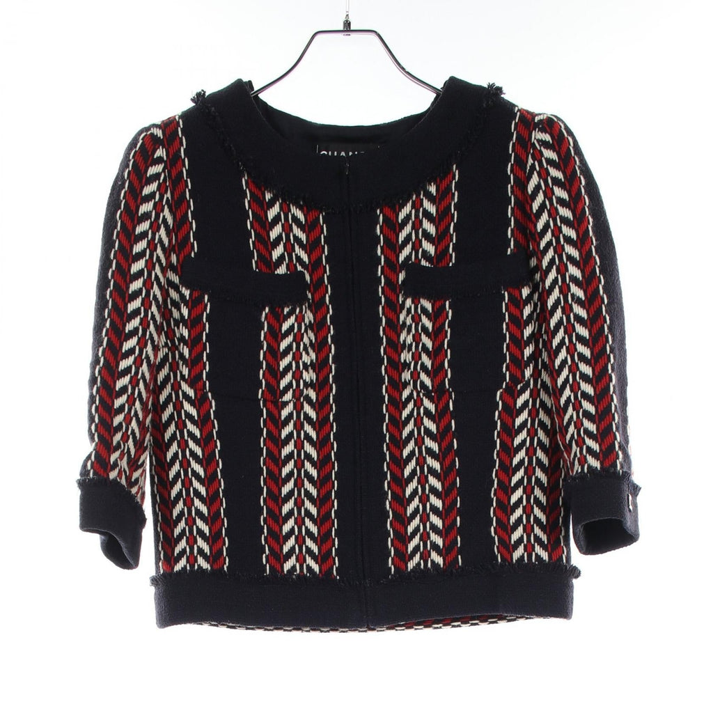 Chanel Tricolore Wool Outerwear