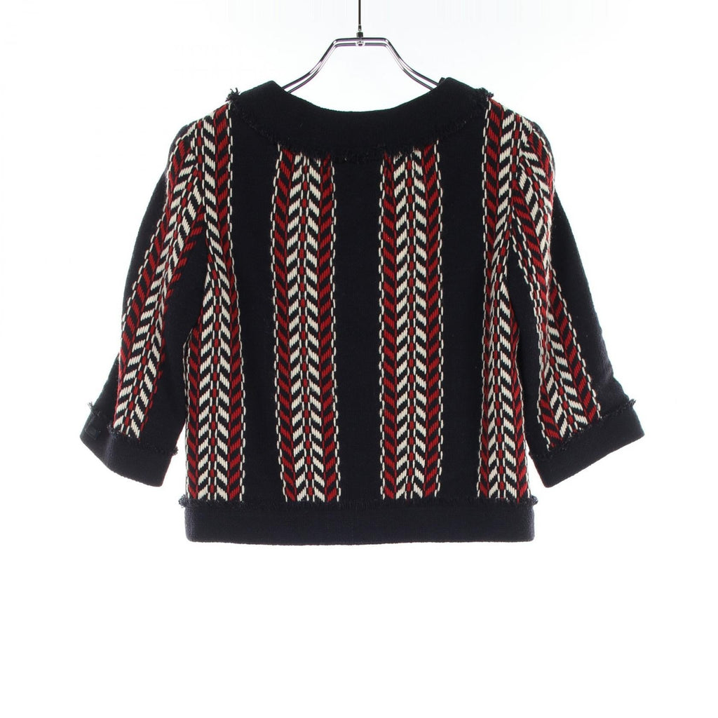 Chanel Tricolore Wool Outerwear