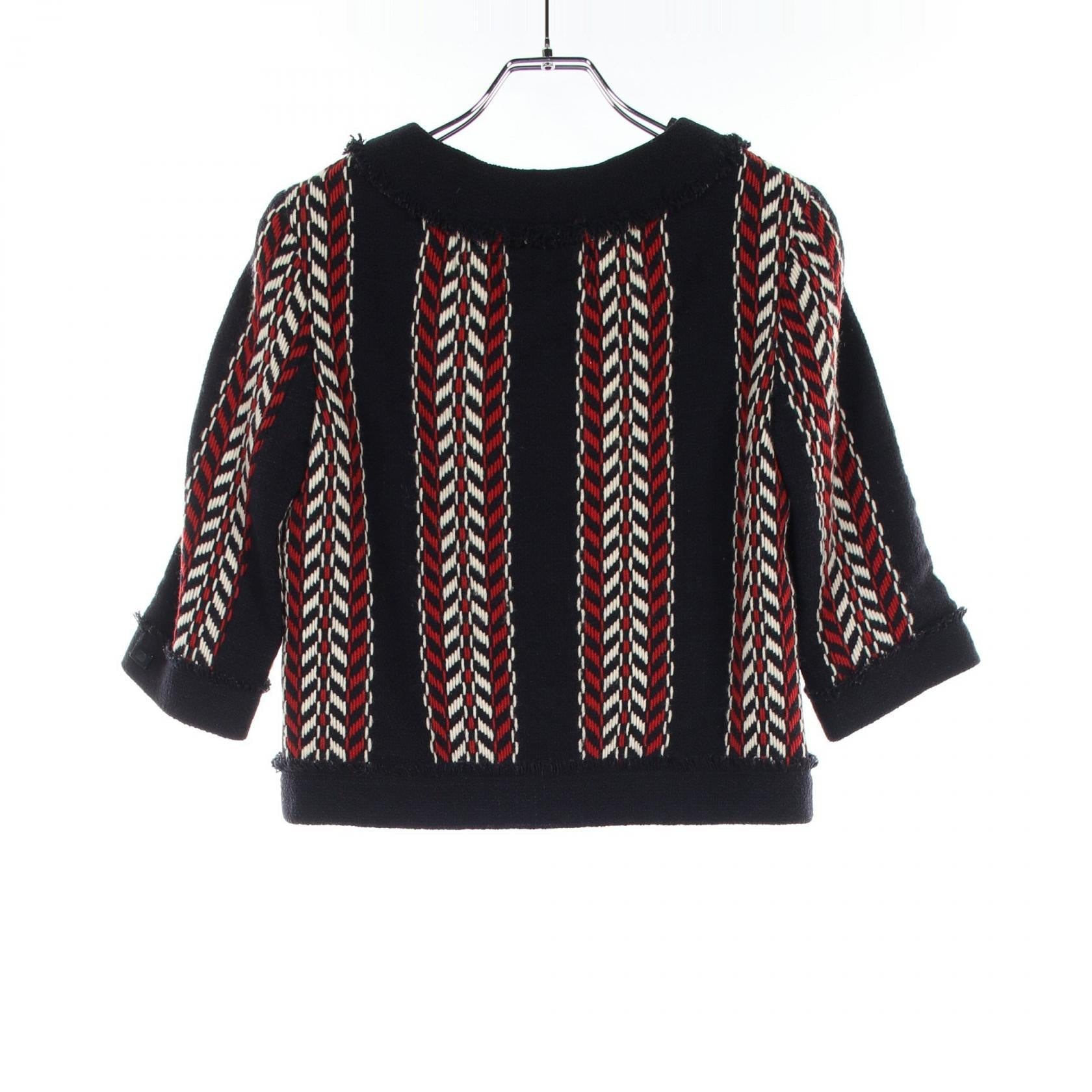 Chanel Tricolore Wool Outerwear