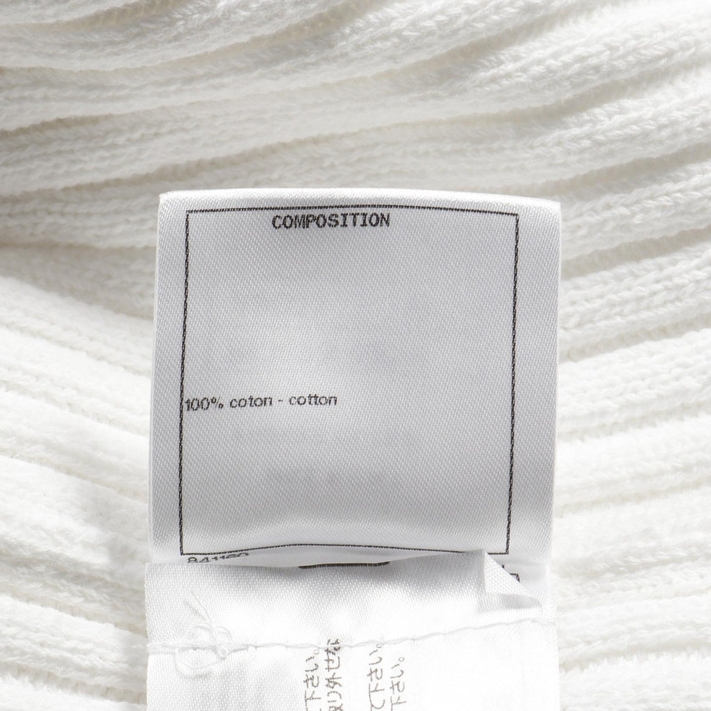 Chanel Coco Mark Button Cotton igan