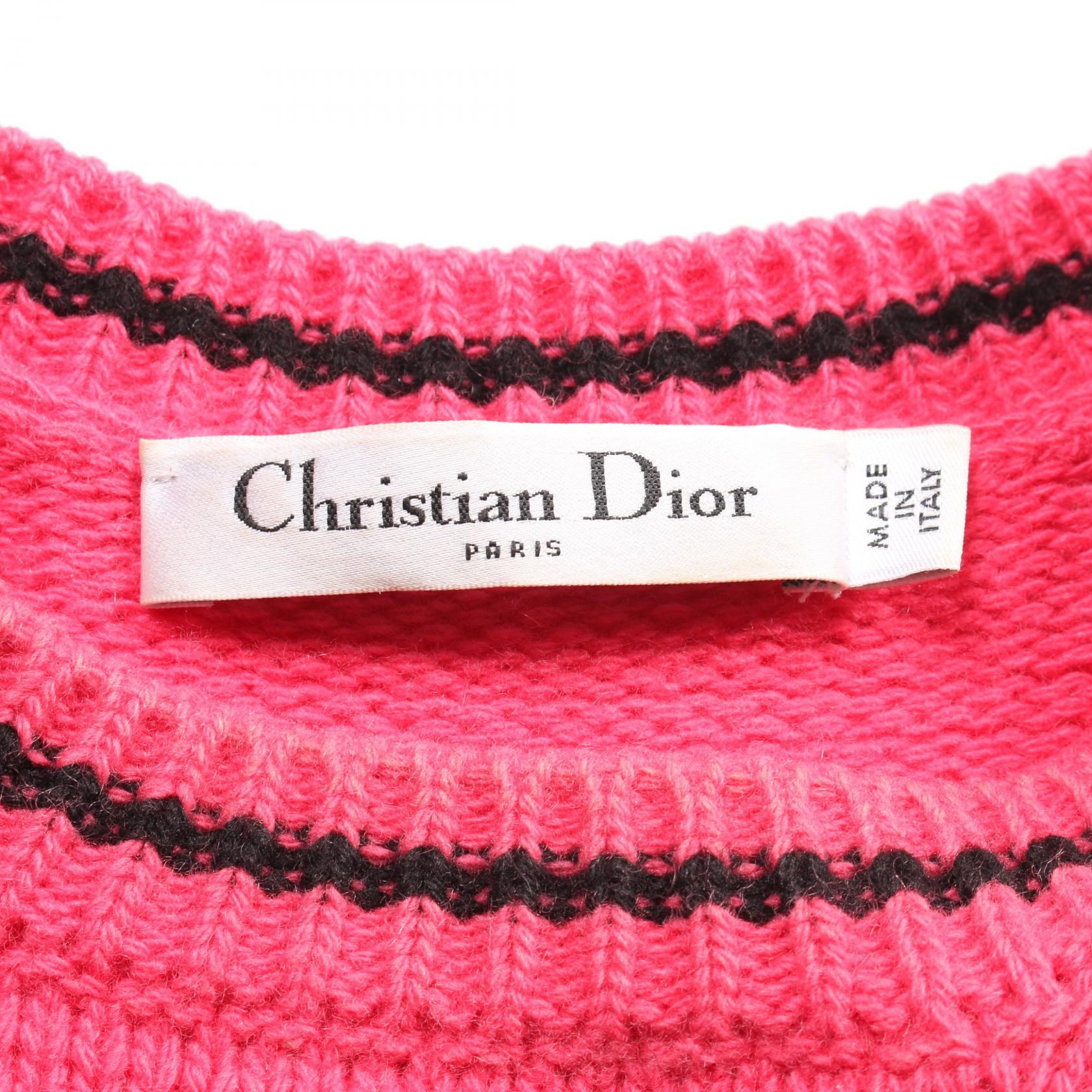 Dior Logo Wool Cashmere Knitwear