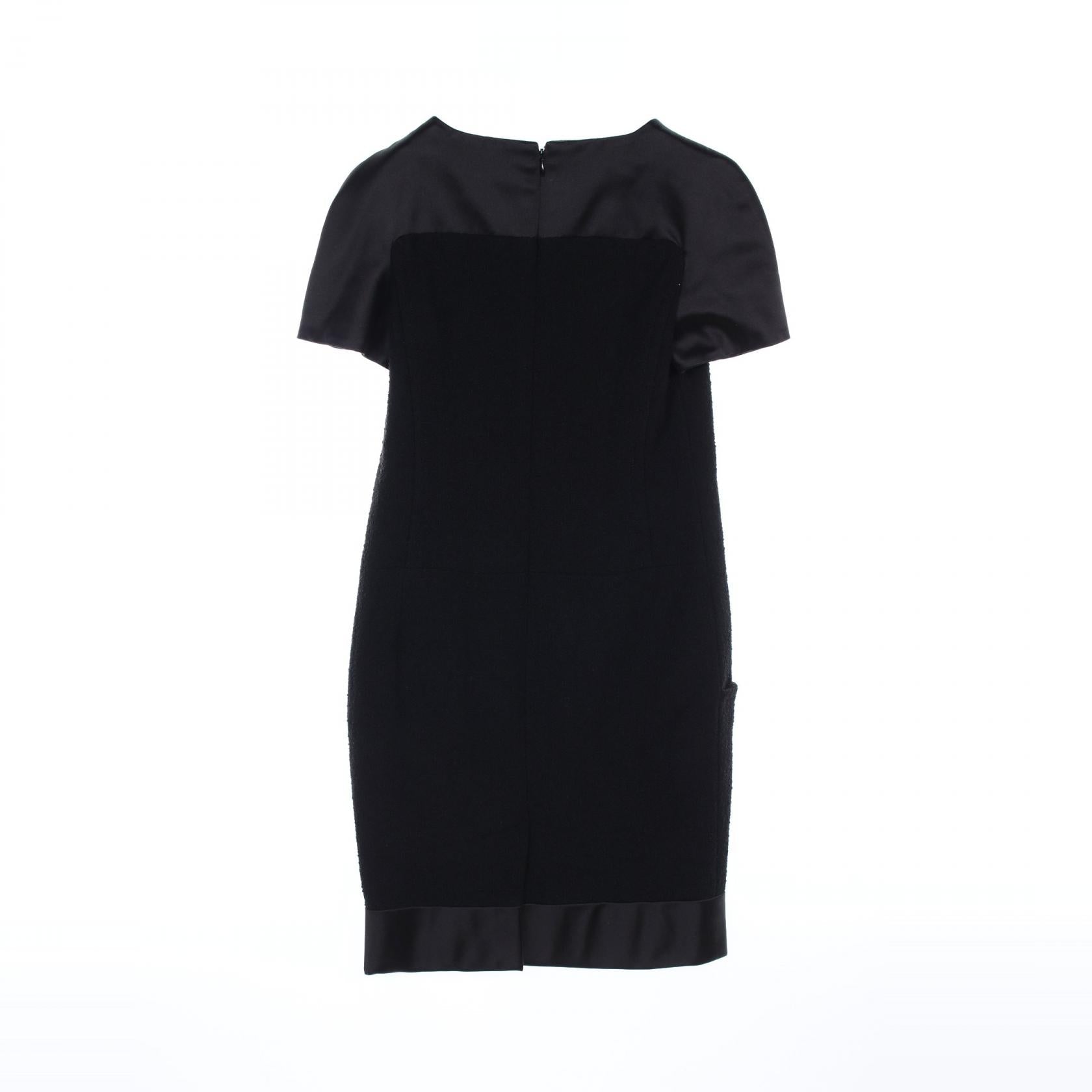 Chanel Bijoux Wool Silk Dress
