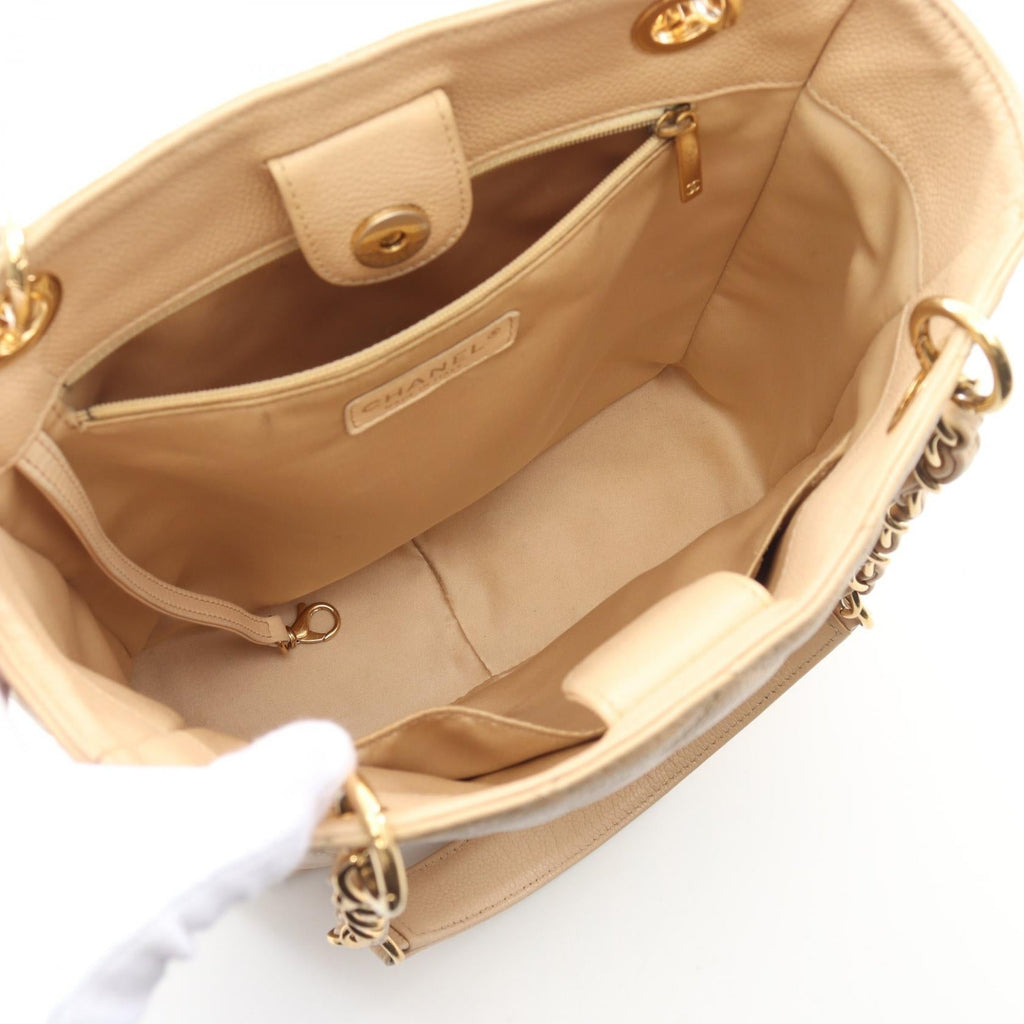 Chanel Matelasse Grained Calfskin Tote Bag