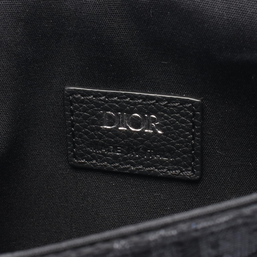 Dior SADDLE Oblique Canvas Leather Waist Bag
