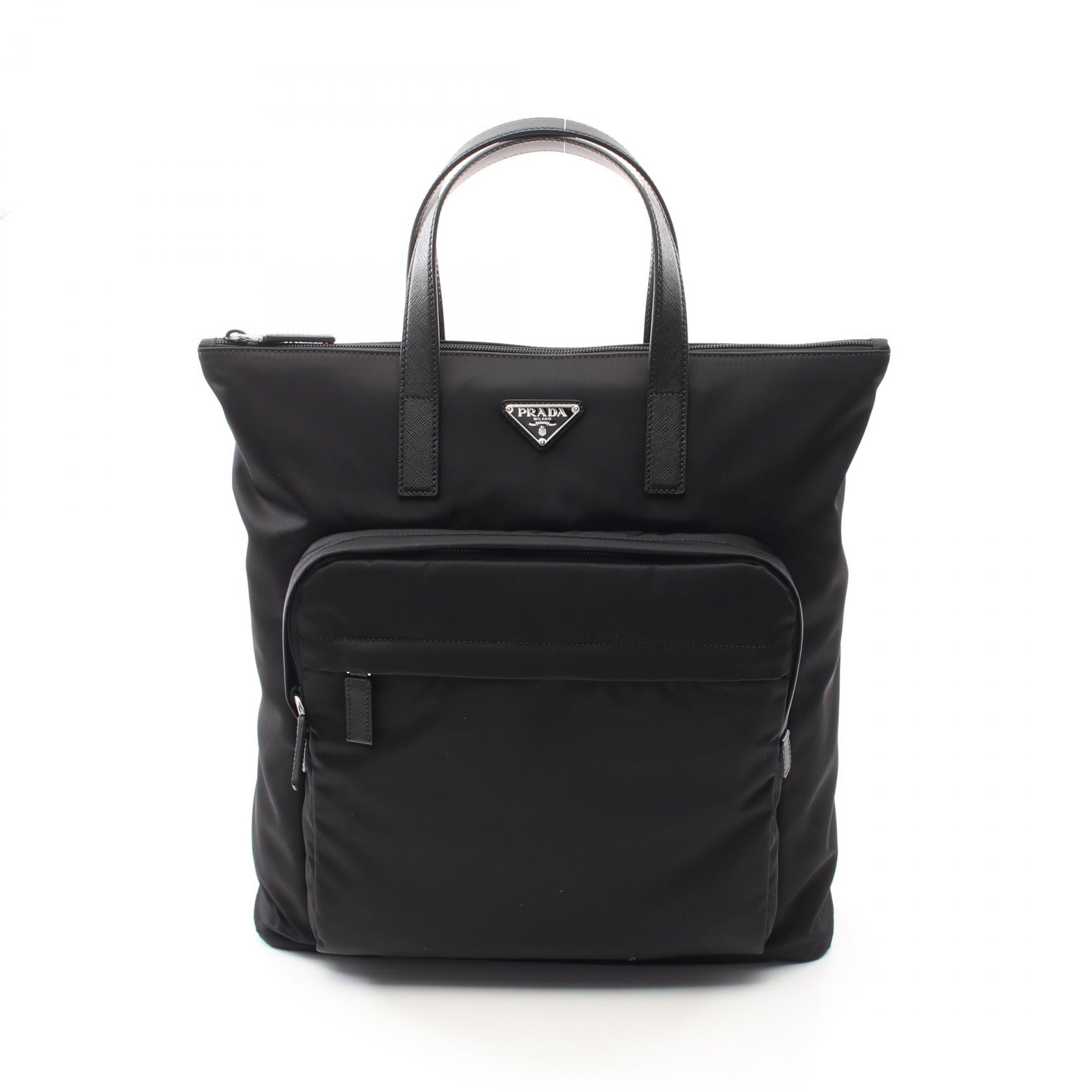 Prada TESSUTO Nylon Saffiano Leather Backpack