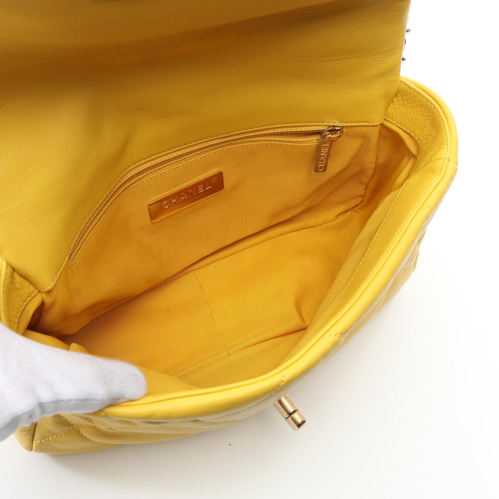 Chanel 19 Matelassé Lambskin Shoulder Bag