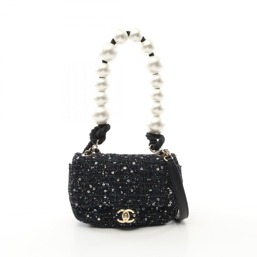 Chanel Coco Mark Fake Pearl Shoulder Bag