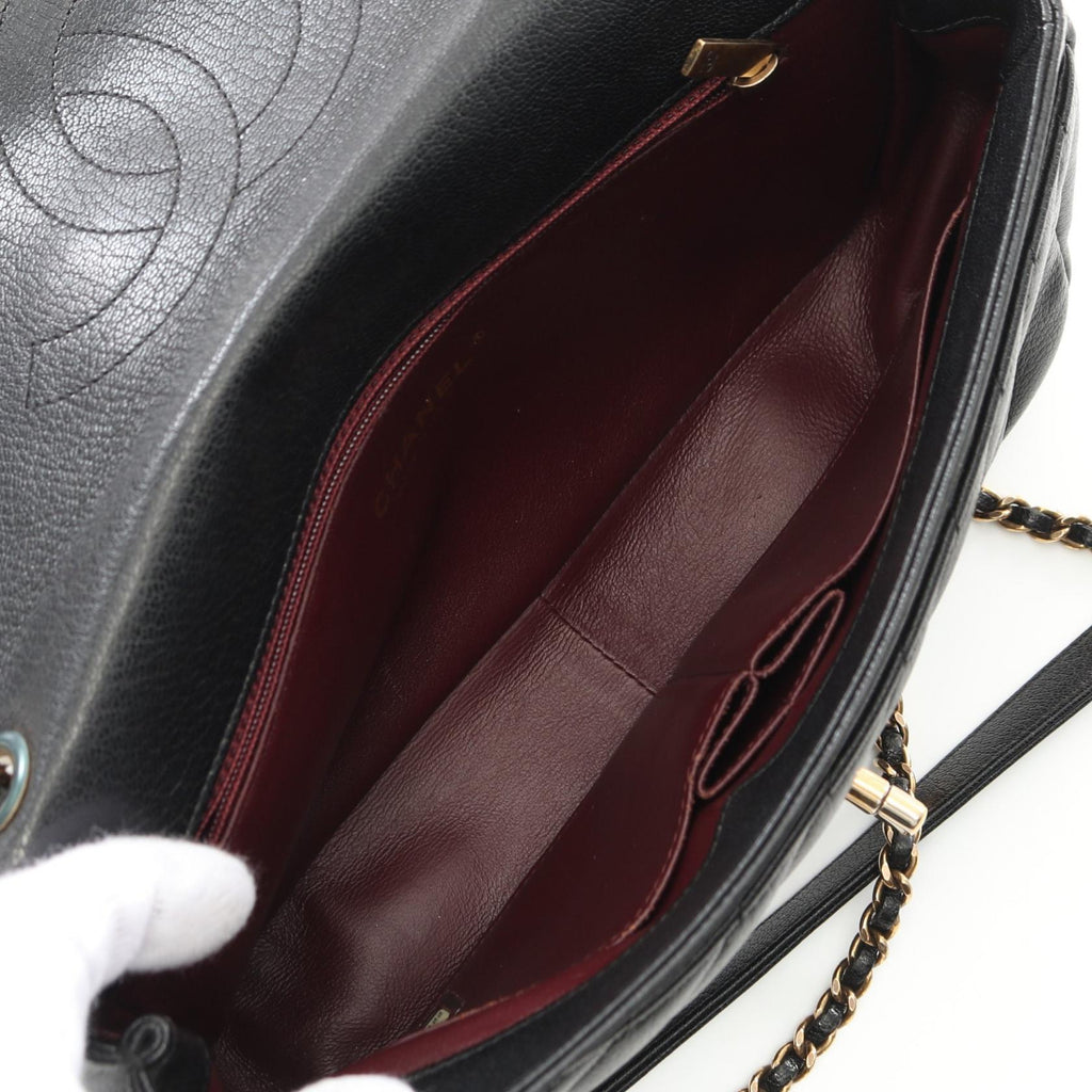 Chanel Coco Mark Quilting Leather Shoulder Bag