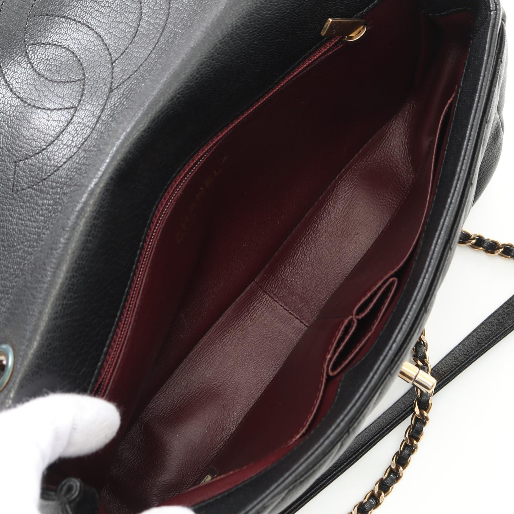 Chanel Coco Mark Quilting Leather Shoulder Bag