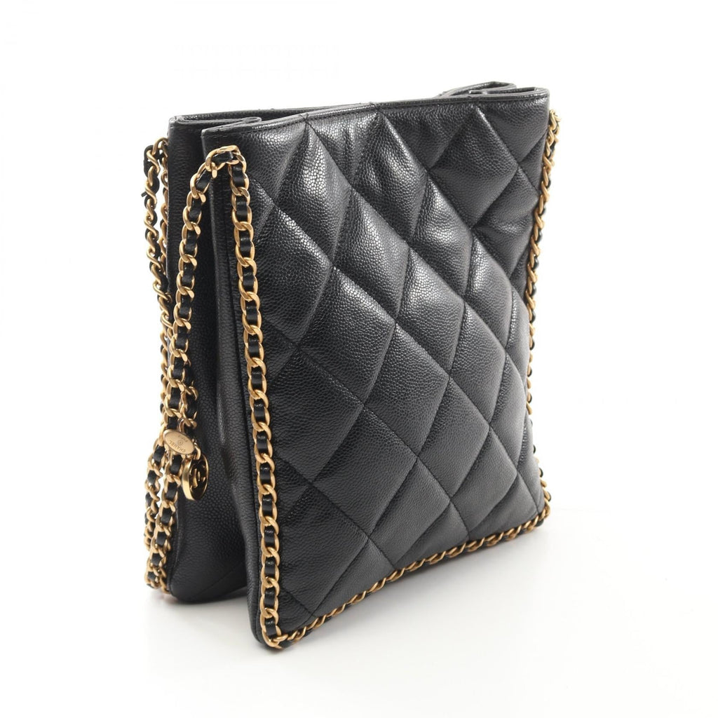 Chanel Small Shopping Bag Caviar Skin Shoulder Bag