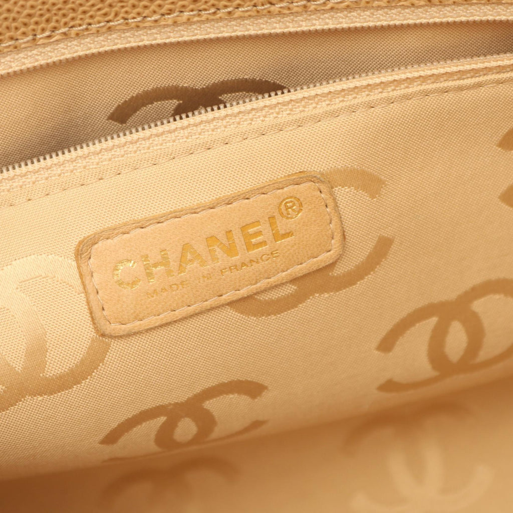 Chanel Choco Bar Grained Calfskin Tote Bag