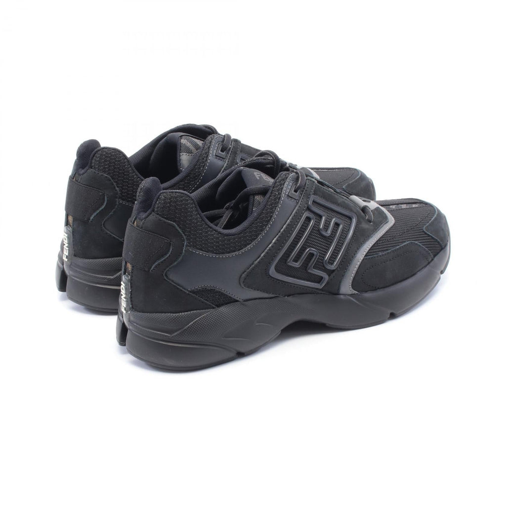 Fendi FASTER Leather Fabric Sneakers