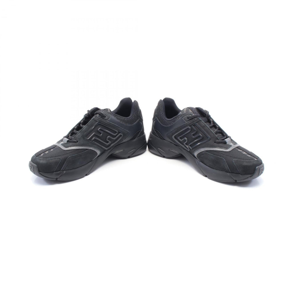 Fendi FASTER Leather Fabric Sneakers