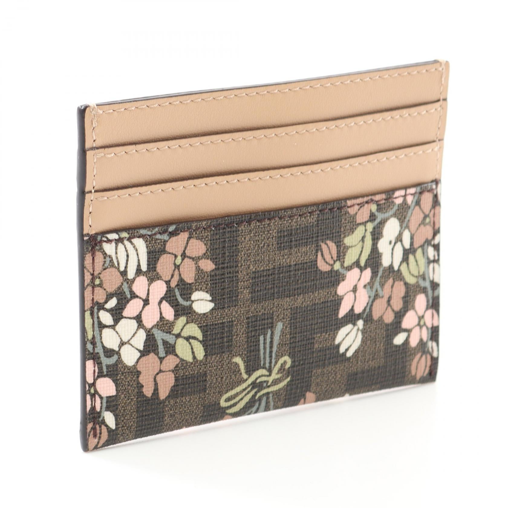 Fendi PVC Coated Canvas × Leather  Case 8M0445AURFF174H