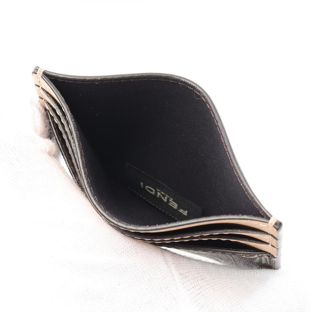 Fendi PVC Coated Canvas × Leather  Case 8M0445AURFF174H