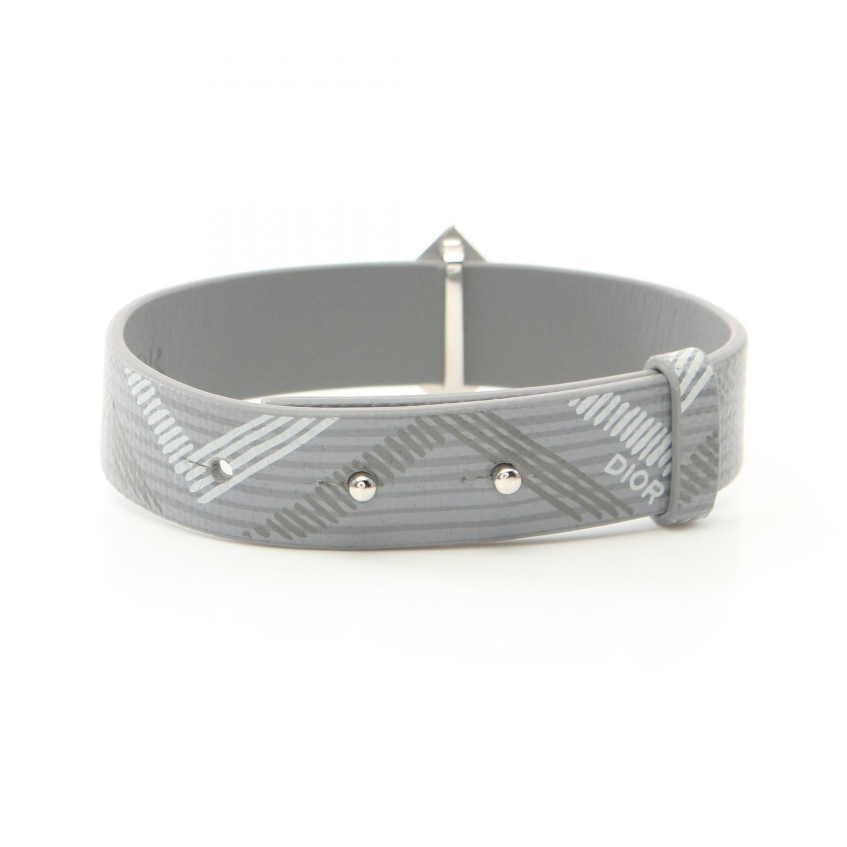 Dior Homme CD Diamond Stainless Steel PVC Bracelet