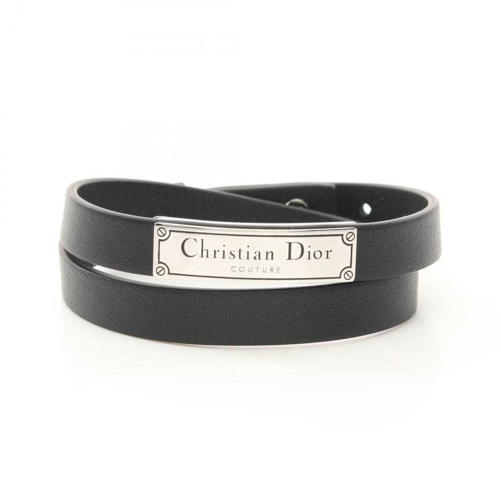 Dior Homme COUTURE Leather Stainless Steel Bracelet