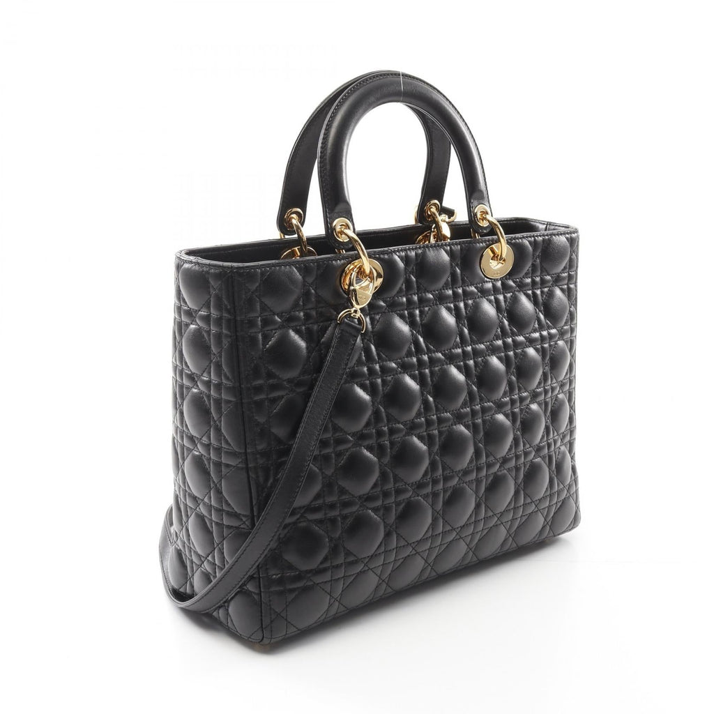 Dior Lady Dior Leather Handbag
