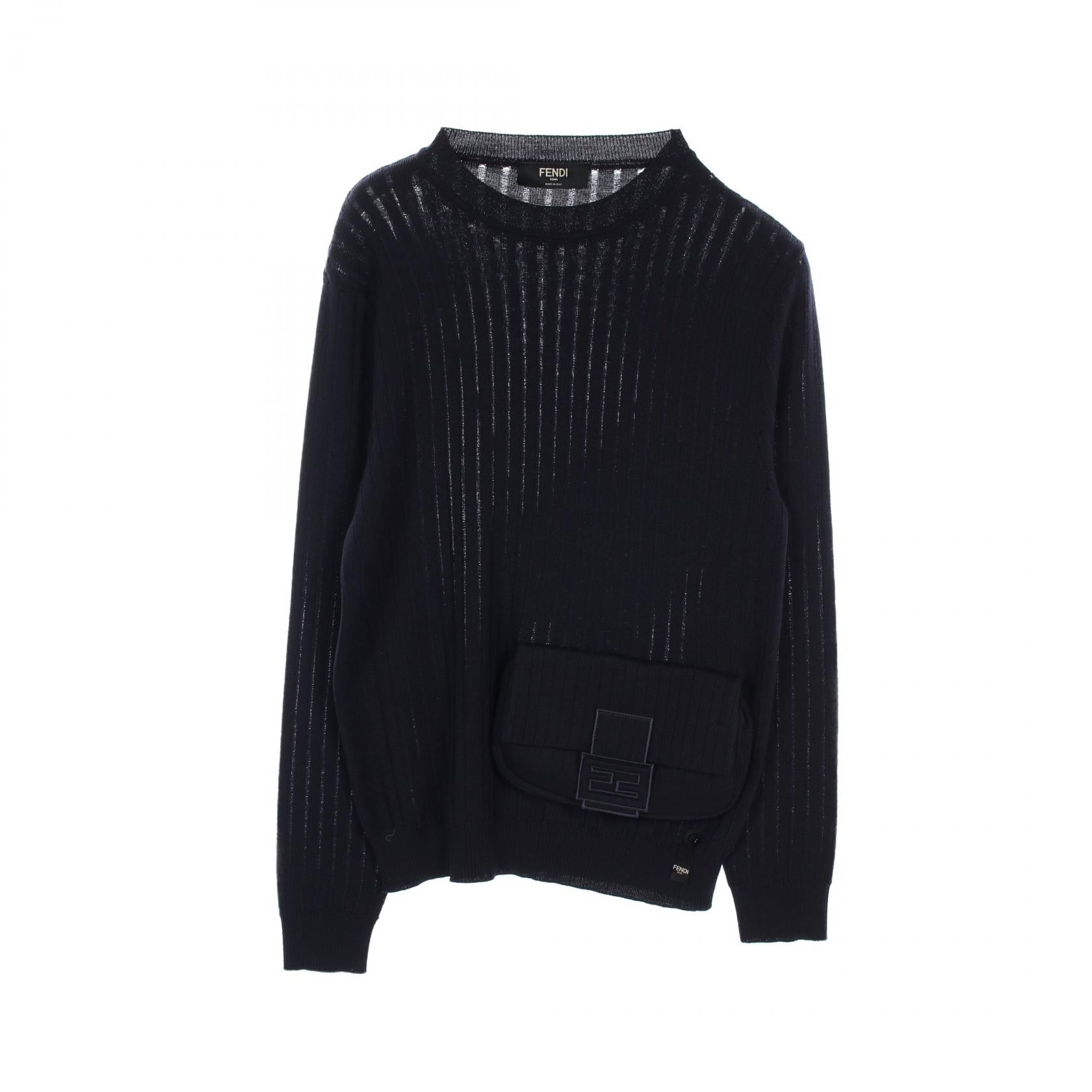 Fendi FF Logo Wool Knitwear
