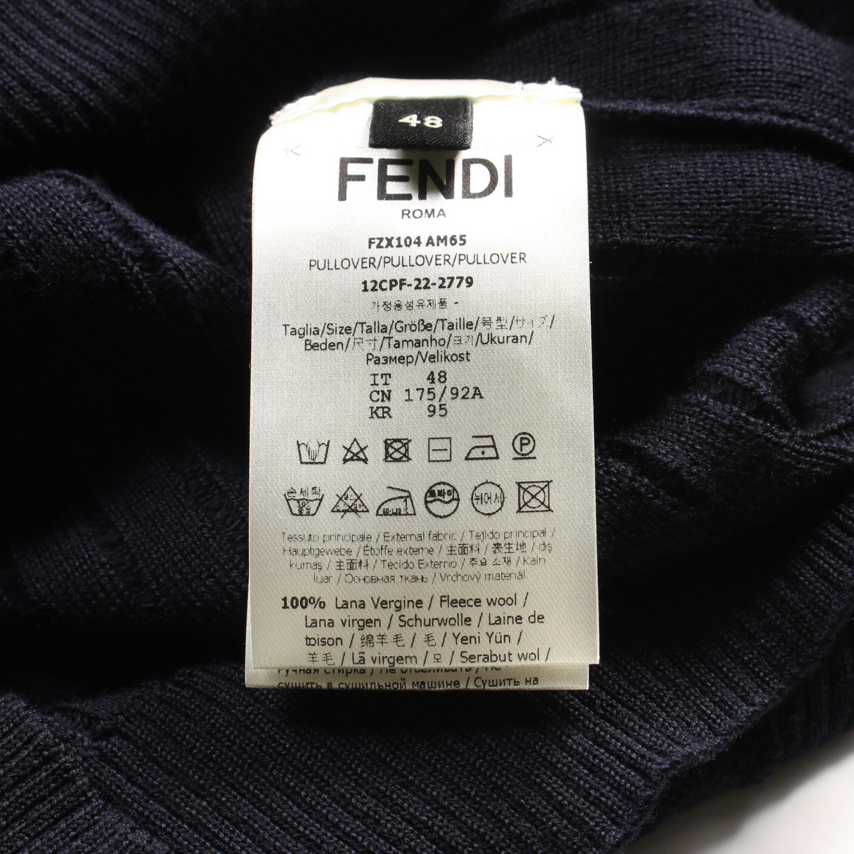 Fendi FF Logo Wool Knitwear