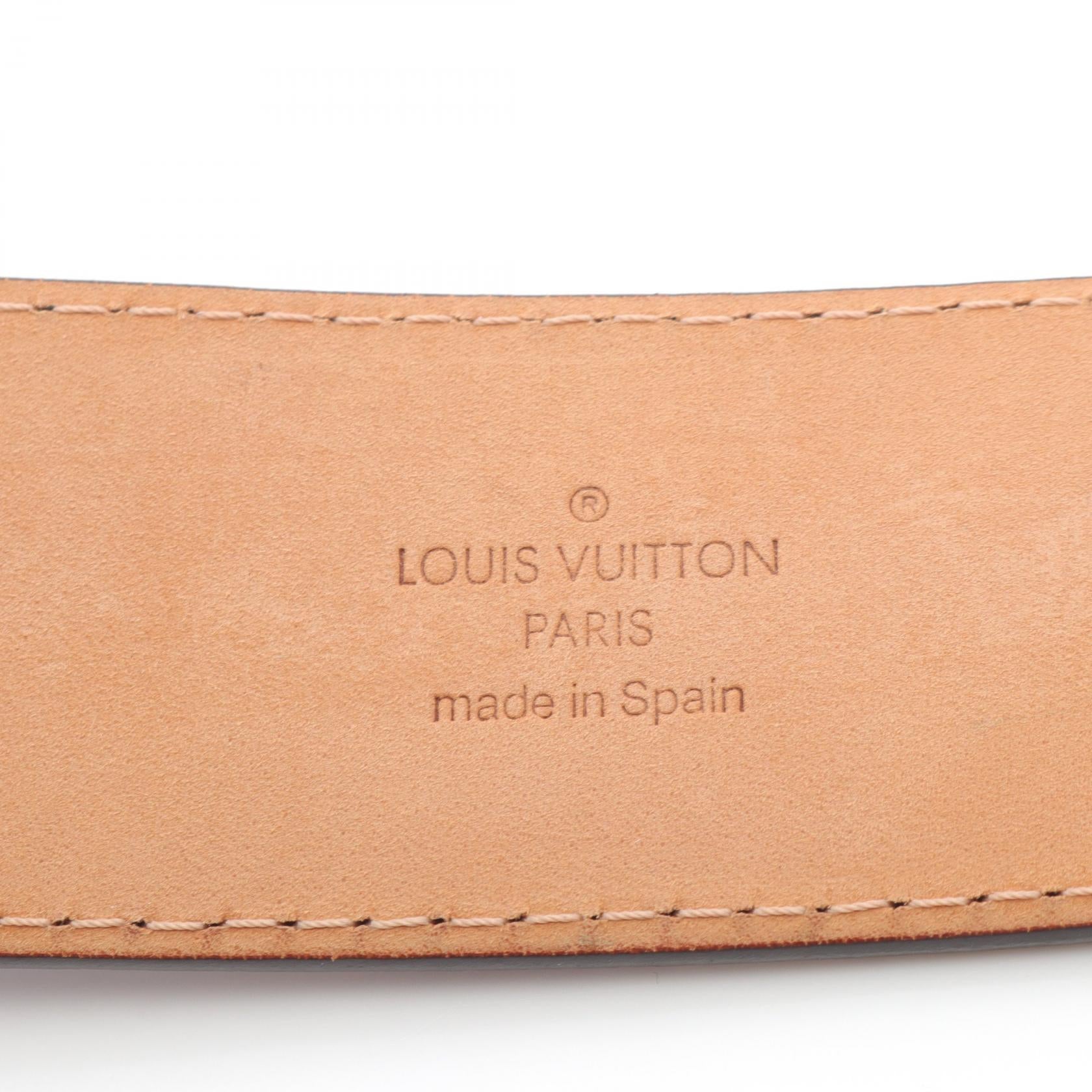Louis Vuitton Sangle Aventure Damier Ebene Belt