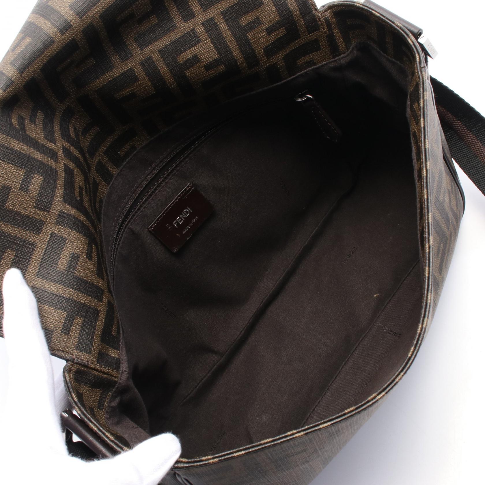 Fendi Zucca PVC Coated Canvas Shoulder Bag